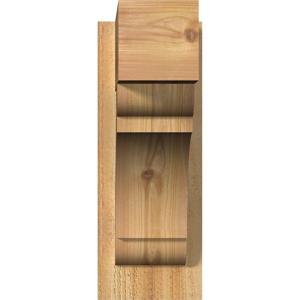 Olympic Block Rough Sawn Outlooker, Western Red Cedar, 6W X 16D X 16H